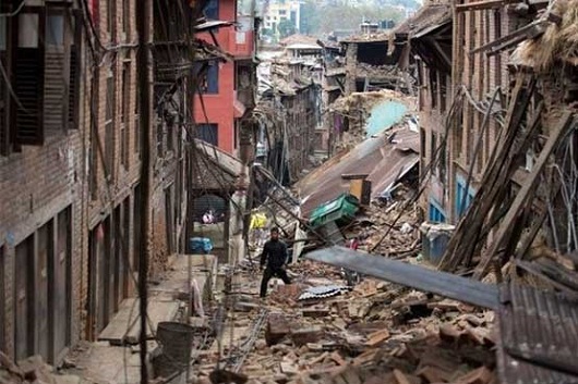 پایتخت نپال سه متر جابجا شد