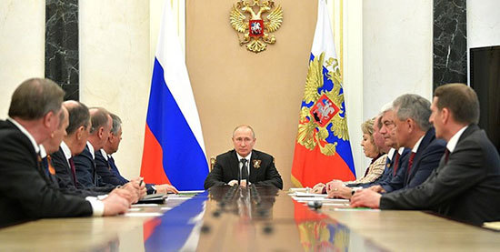 جلسه پوتین با شورای امنیت روسیه درباره برجام