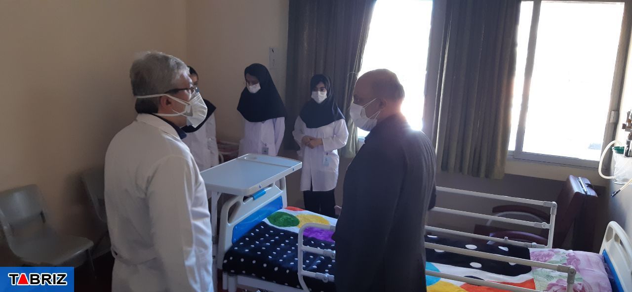 بازدید رئیس کمیسیون آموزش مجلس از بیمارستان امام سجاد (ع)تبریز