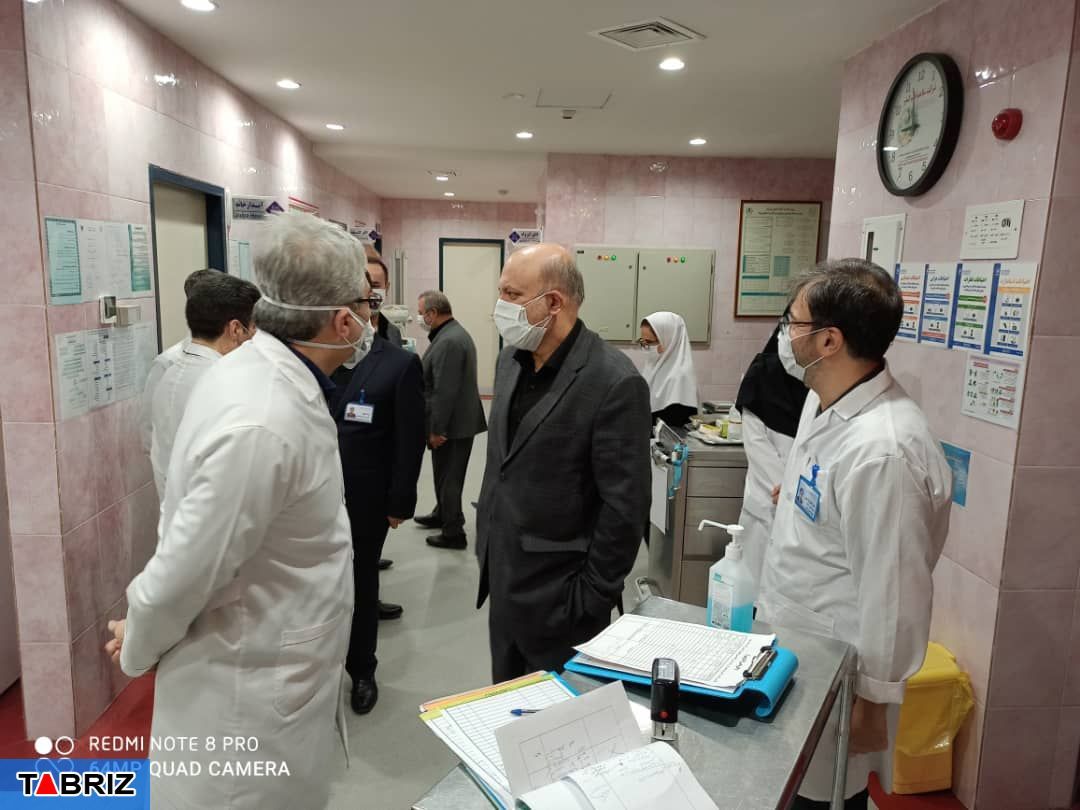 بازدید رئیس کمیسیون آموزش مجلس از بیمارستان امام سجاد (ع)تبریز