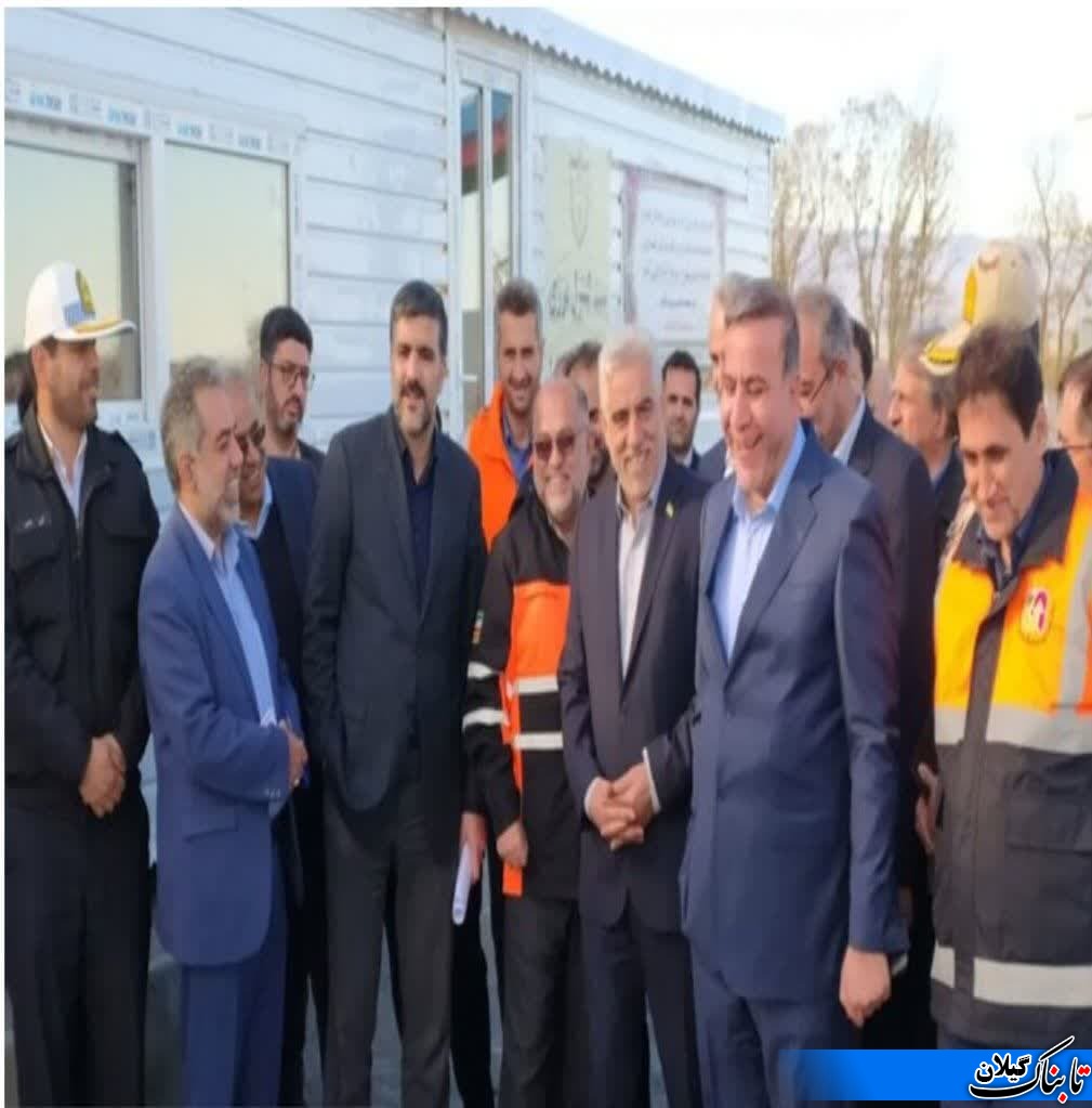 بازدید رئیس سازمان راهداری از پل مرزی آستارای ایران و آذربایجان