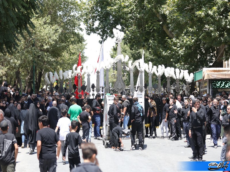 مراسم تاسوعای حسینی در کرمانشاه