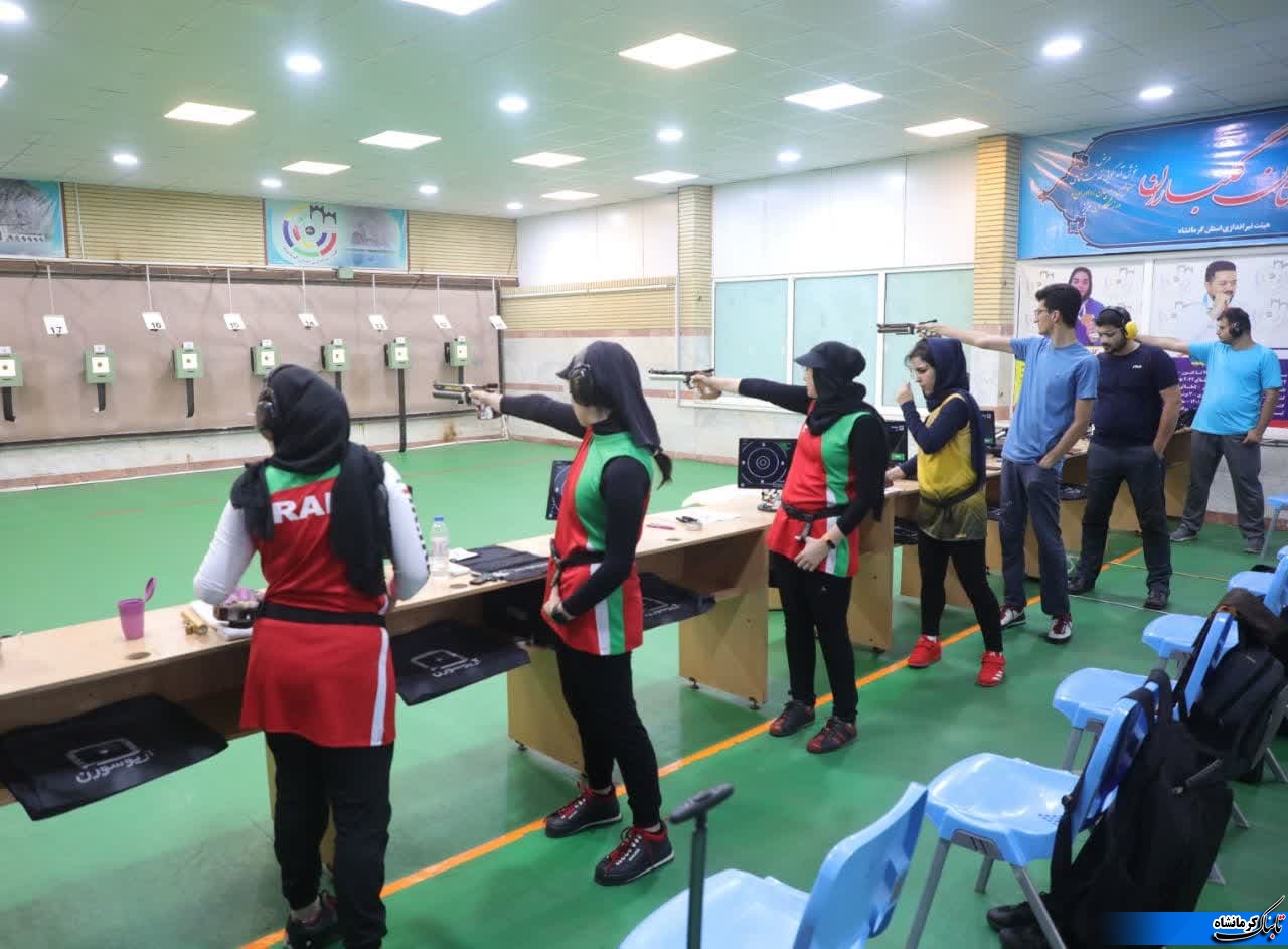 اردوی تیم ملی تیراندازی در کرمانشاه برگزار شد