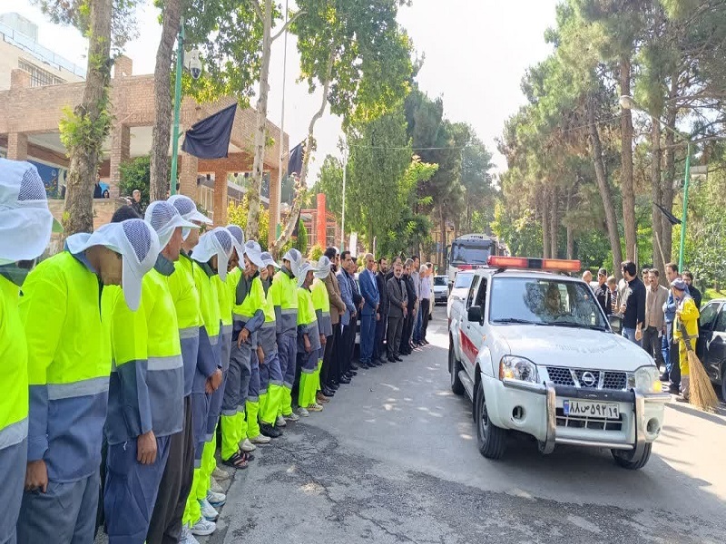  آغاز کار ستاد اربعین شهرداری کرمانشاه در شهر قصر شیرین