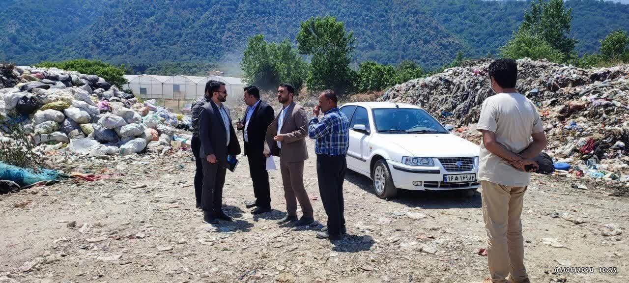 سازماندهی سایت زباله شهرستان گلوگاه پس از 30 سال با ورود دستگاه قضایی