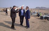 بازدید مدیرکل امور اقتصادی از روند احداث نیروگاه‌های خورشیدی قم