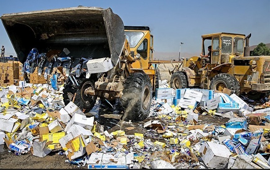 ۳ و نیم تن مواد غذایی فاسد در اردبیل امحا شد