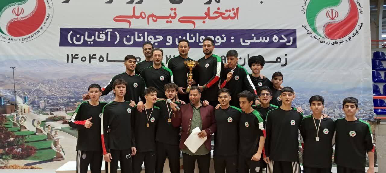 پایان رقابت‌های قهرمانی کونگ‌فوی نوجوانان و جوانان کشور در سنندج/ کردستان نایب قهرمان شد